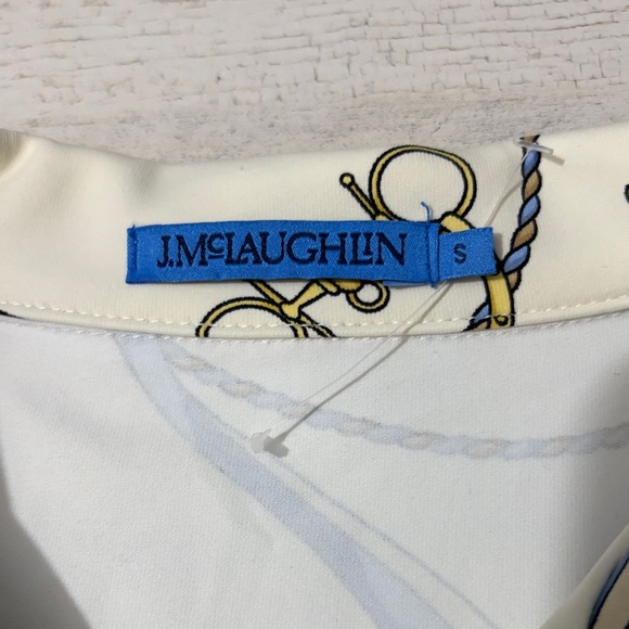 J. McLaughlin Court Polo Top Size Small - Picture 4 of 10